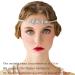 SWEETV 1920s Silver Rhinestone Flapper Headband for Women | Great Gatsby Party Accessory - Buy Online on GoSupps.com