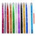 Hair Tinsel Strands Kit with Tool 47 Inch 2400 Strands Colorful Sparkling Shiny Hair Extensions Tinsel (12 Colors)