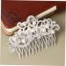 Didiseaon Hair Pearls Hair Claw Clips for Women Pearl Bridal Side Combs Pearl Bridal Comb Womens Hair Clips Wedding Veils Bride Veil Rhinestone Headpiece Hair Ornament Rose Women's Metal Pin - Buy Online on GoSupps.com