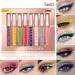 EVpct 8 Colors Matte Liquid Eyeliner Set - Waterproof Colorful Eye Liners with Stamps Shapes for Women - Buy Online on GoSupps.com