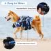 Kuoser Ripstop Dog Life Jacket - High Visibility Floatation Vest in Blue Camouflage - Buy Online on GoSupps.com