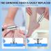 Electric Foot File Hard Skin Remover 2 in 1 Professional Electric Foot Pedicure Tools with 6 Speed Adjustable Foot Callus Remover for Dry Dead Skin Cracked Heels Adjustable Forward & Reverse - Buy Online on GoSupps.com