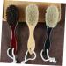 Premium Wooden Hairbrush for Men - Clean & Washable Beard Brush - 20x5cm - Buy Online on GoSupps.com