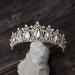 SWEETV Iridescent Crystal Princess Tiara Crown - Rose Gold for Bride, Quinceanera, Prom & Birthday Party - Buy Online on GoSupps.com