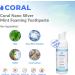 Coral White Nano Silver Foaming Toothpaste - Fluoride & Xylitol, SLS/Glycerin Free (Mint, 50ml) - Buy Online on GoSupps.com