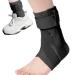 Buy Lightweight Adjustable Ankle Brace for Women & Children | Stabilizing Support for Ultimate Comfort | Elastic Ankle Stabilizer in Black - Buy Online on GoSupps.com