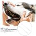 Angoily 2pcs Supplies Tools Cleaners Tooth Pets Teeth Manual Cat Portable Puppy Home Dog Care Soft-bristle 1 count (Pack of 1) White - Buy Online on GoSupps.com