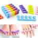 50pcs Toe Separators for Nail Polish - Soft Sponge Pedicure Tool Kit for Women | Premium Toenail Divider in 5 Colors - Buy Online on GoSupps.com