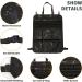 HUNTVP Tactical Molle Car Seat Back Organizer with 6 Storage Pouches, Universal Vehicle Panel Organizer Storage Bag - Black-Camo - Buy Online on GoSupps.com