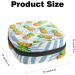 Pineapple Leaves Pattern Menstrual Pad Storage Bag - Portable Sanitary Pouch for Teen Girls and Women (Color 8) - Buy Online on GoSupps.com