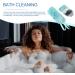 1set Bath Towel Body Scrub Gloves Bath Sponge Puff Powder Applicator Loofah Back Scrubber Back Scrubber Strap Bath Shower Loofah Pouf Sponge Bath Preparations Bathroom Amenities - Buy Online on GoSupps.com