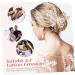PLAFOPE 1 Set Comb Set Bride Side Combs Hair Decorations U Shaped Hair Pins Rhinestones Wedding Side Comb Wedding Hair Pins Wedding Veil Combs Flower Bridal Combs Hair Flowers Pearl White - Buy Online on GoSupps.com