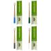 Dental Lace Bamboo Toothbrush Set of 4   Soft Castor Oil Bristle Toothbrush   Castor Oil Bristle Tooth Brushes