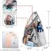 Clear PVC Stadium Approved Sling Bag Backpack - Adjustable Strap, Grey - Buy Online on GoSupps.com