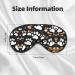 Soft Dog Paw Print Eye Mask Women Breathable Eye Band Perfect for Travel and Relaxation - Buy Online on GoSupps.com