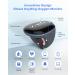 Vibeat OxyRing - Bluetooth Continuous Oxygen Monitor | Wearable Pulse Oximeter with Real-time Alerts & Free PC Reports for 16hrs Oxygen & Heart Rate Tracking - Buy Online on GoSupps.com