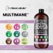 Premium Liquid Collagen with Biotin, Keratin, Saw Palmetto - Hair Skin and Nails Vitamins - Made in USA - 16 Fl. Oz - Buy Online on GoSupps.com