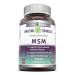 Amazing Formulas MSM Dietary Supplement 1000 mg 200 Tablets (Non-GMO,Gluten Free) -Promotes Joint Health, Detoxification, Supports Healthy Hair, Skin and Nails, Promotes Energy