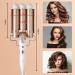 AWHOAS 3 Barrel Curling Iron - 32MM Hair Waver for Women, Beach Waves Crimper with LCD Temp Display - Gold - Buy Online on GoSupps.com