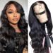 RXY Lace Front Wigs Human Hair Pre Plucked Glueless 180% Density Brazilian Virgin Hair Body Wave Lace Front Wigs 13x4 Wigs Human Hair Wigs for Black Women Natural Color (18Inch  13x4 wig) 18 Inch 13x4 wig