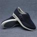 Diabetic Slippers Extra Wide Men's Arthritis Edema Adjustable Closure - Navy Blue Size 12 - Buy Online on GoSupps.com