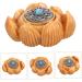 Gleavi Hand Exercise Plate Player - Vintage Carved Tibetan Buddhist Pearls Mini Lotus Flower & Sandalwood Massage Ball - Perfect for Office Relaxation - Buy Online on GoSupps.com