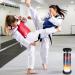 Chunful Karate Belt Display Rack - Wooden Base Acrylic Holder for 10 Belts - Martial Arts Taekwondo Gift - Buy Online on GoSupps.com