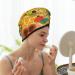 Colorful Abstract Coral Velvet Dry Hair Cap - Perfect for Home Travel Pool Parties & Baths | Shop Now - Buy Online on GoSupps.com