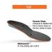 Superfeet FLEX Comfort Foam Insoles for Workout Shoes - Flame - Size 7.5-9 Men / 8.5-10 Women - Buy Online on GoSupps.com