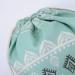 Mandala Style Drawstring Backpack - Aqua Fair Canvas Beach Sport Daypack by Miomao - Buy Online on GoSupps.com