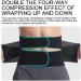 Back Brace Lumbar Support Adjustable Back Lumbar Support Belt Breathable Waist Brace Strap Lumbar Belt Waist Belt(Black Small) Small Black - Buy Online on GoSupps.com