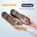 UNIKSTEP 8 Pairs Shoe Heel Plate Taps - Durable Rubber Patches & Replacement Kit for Shoe Heel Repair - International Shipping Available - Buy Online on GoSupps.com