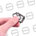 Swpeet Gun-Black Metal Rings 1/2 Inch Adjuster Triglides Slides Buckle Roller Pin Buckles - 60Pcs - Buy Online on GoSupps.com