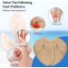 Dawnieee High Heel Insoles - 3 Pairs Gel Cushions for Women | Forefoot & Heel Protection Anti-Slip Silicone Pads - One Size White - Buy Online on GoSupps.com