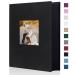 Miaikoe Photo Album 6x4 300 Pockets Slip in Large Capacity Album for Family Wedding Anniversary Linen Album Book Holds 300 Horizontal 10x15cm Photos(300 Pockets Black) 300 Pockets Blakc