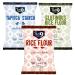 Thai 9 Variety of Premium Flours - Tapioca Starch Glutinous Rice Flour & Rice Flour 400g (Pack of 3) NO ARTIFICIAL 3 Assorted Flour (Pack of 3)