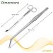 VORESTIC 2 pcs Aquascaping Tools Aquarium Tweezers Long 38cm Aquarium Scissors 25cm - Buy Online on GoSupps.com