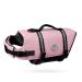Vivaglory Ripstop Dogs Rescue vest For Small Medium Boat Dog Wallpage with improved buoyancy & visibility cherry blossom pink L: 63-78cm (chest circumference) cherry blossom pink