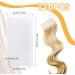 144Pcs Double Sided Hair Extension Tape Tabs - Clear, Waterproof Adhesive for Human Hair Wigs - Beauty Tools - Buy Online on GoSupps.com
