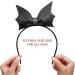 Lurrose Halloween Headbands Sequin Bat Hair Hoop Creative Cosplay Hair Band Durable Cute Party Decorations Props for Women Girls Black - Buy Online on GoSupps.com