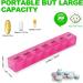 Buy XL Pink Pill Organizer - Extra Large Weekly & Daily Cases for Vitamins Fish Oil & Supplements - Buy Online on GoSupps.com