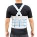 Rib Injury Chest Binder Brace for Cracked Ribs | X-Large Elastic Rib Support Belt - Men & Women Compression Wrap for Bruised Fractured & Dislocated Ribs - Buy Online on GoSupps.com