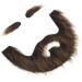 OHPHCALL 5 Sets Beard Dress up Full Beard Mustache Viking Costume Fake Mustache Beards Faux Beard Prop Plush 20.00X13.00X0.50CMx5pcs Multix5pcs - Buy Online on GoSupps.com