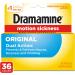 Dramamine Motion Sickness Original | 36 Count x 2 Pack | Fast-Acting Relief - Buy Online on GoSupps.com