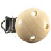 Natural Wood Pacifier Clip - 2 Pack Pollutant-Free Baby Clips | Safe Stylish & Durable - Buy Online on GoSupps.com