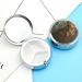 Buy Small Travel Pill Case - Round Metal Pill Box 3 Compartment Portable Organizer for Travel & Daily Use - Owl Design - Buy Online on GoSupps.com