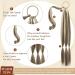 Sofeiyan 66cm Braid Extensions Ponytail - Natural Synthetic Hair Tie - Ash Brown & Sandy Blonde - Perfect for Women - Pack of 1 - Buy Online on GoSupps.com