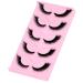 Fuchs Cat Eye Eyelashes - 5 Pairs | Natural L Curl Effect | 7-13mm Dense & Whispering Fox Eye Lashes - Buy Online on GoSupps.com