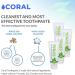 Coral White Nano Silver Mint Toothpaste - Natural Fluoride Free Teeth Whitening - SLS Free - Coral Calcium & Nano Silver Infused - 4 Ounce (Pack of 4) - Buy Online on GoSupps.com