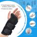 Buy Carpal Tunnel Wrist Support with Metal Rail Stabilizer Left Hand S/M | Relief for Tendinitis & Arthritis Pain - Suitable for Men & Women - Buy Online on GoSupps.com